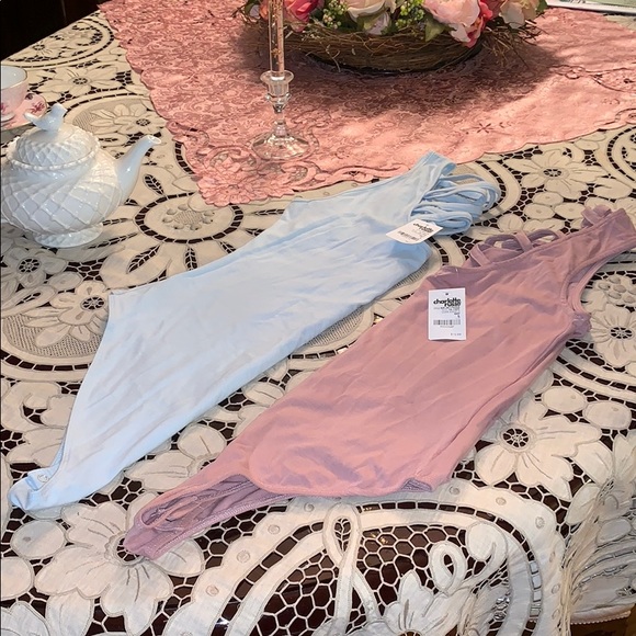 Charlotte Russe Tops - [SOLD] Charlotte Russe Bodysuits, NWT, Size L!